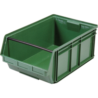 Contenants g&eacute;ants empilables, 18,375" la x 29" p x 11,875" h, Vert Rock Safety Industrial Ltd