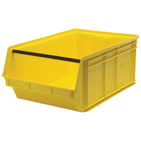 Contenants g&eacute;ants empilables, 18,375" la x 29" p x 11,875" h, Jaune Rock Safety Industrial Ltd