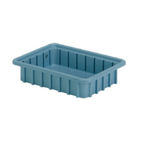 Contenants Divider Box, Poly&eacute;thyl&egrave;ne, 10,8" la x 8,3" p x 2,5" h, Bleu p&acirc;le Rock Safety Industrial Ltd