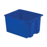 Contenants Stack-N-Nest Polylewton, 12" x 21" x 17", Bleu Rock Safety Industrial Ltd