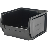 Contenant empilable, 18,375" la x 18,375" p x 11,875" h, Noir Rock Safety Industrial Ltd