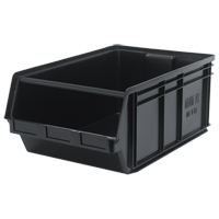 Bac MAGNUM, 11-7/8" ha x 18-3/8" la x 29" p, Capacit&eacute; de 150 lb, Noir Rock Safety Industrial Ltd