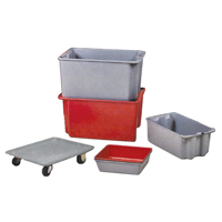 Contenants Stack-N-Nest de Plexton, 20,1" la x 42,5" p x 14,1" h, Gris Rock Safety Industrial Ltd