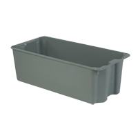 Contenants Stack-N-Nest de Plexton, 20,1" la x 42,5" p x 14,1" h, Gris Rock Safety Industrial Ltd
