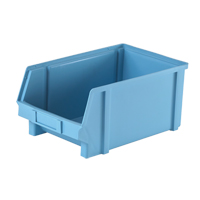 Bac &agrave; pi&egrave;ces Plastibox, 8-1/10" la, 6" h x 12-4/5" p, Bleu Rock Safety Industrial Ltd