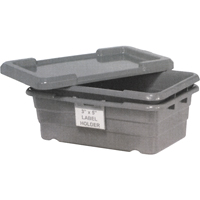 Bacs empilables en crois&eacute;, 16" la x  p x 8,5" h, Gris Rock Safety Industrial Ltd