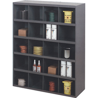 Storage Bin Cabinets, Steel, 20 Drawers, 33-3/4" x 12" x 42", Grey Rock Safety Industrial Ltd