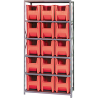&eacute;l&eacute;ment de rayonnage, Acier, Sans boulons, Capacit&eacute; 800 lb, 36" la x 75" h x 18" p Rock Safety Industrial Ltd