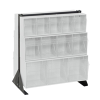 Support pour bacs basculants, 23-5/8" la x 16" p x 28" h, 24 tiroirs Rock Safety Industrial Ltd