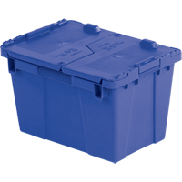 Contenants de distribution Flipak en plastique poly&eacute;thyl&egrave;ne (PE), 15,2" x 10,9" x 9,7", Bleu Rock Safety Industrial Ltd