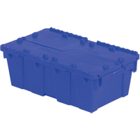 Contenants de distribution Flipak en plastique poly&eacute;thyl&egrave;ne (PE), 19,7" x 11,8" x 7,3", Bleu Rock Safety Industrial Ltd
