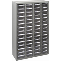 Casiers pour pi&egrave;ces KPC-700, Acier galvanis&eacute;, 60 tiroirs, 23-1/10" x 8-7/10" x 36-9/10", Gris Rock Safety Industrial Ltd