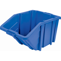 Bac g&eacute;ant en plastique, 15-1/2" la x 13" H x 25" p, Bleu, Capacit&eacute; 200 lb Rock Safety Industrial Ltd
