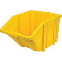 Bac g&eacute;ant en plastique, 15-1/2" la x 13" H x 25" p, Jaune, Capacit&eacute; 200 lb Rock Safety Industrial Ltd