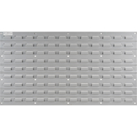 Panneau perfor&eacute; en m&eacute;tal pour bacs, 32 bacs, 36" la x 1/8" p x 19" h Rock Safety Industrial Ltd