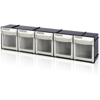 Heavy-Duty Tilt Bin, 23-1/2" W x 4" D x 5-7/8" H, 5 Drawers Rock Safety Industrial Ltd