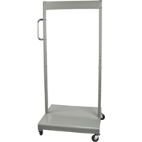 Mobile Tilt Bin Rack - Cart Only, Double-sided, 26-1/4" W x 22" D x 57-1/2" H Rock Safety Industrial Ltd