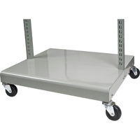Mobile Tilt Bin Rack - Cart Only, Double-sided, 26-1/4" W x 22" D x 57-1/2" H Rock Safety Industrial Ltd