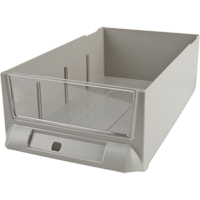 Replacement Drawer for KPC-200 Parts Cabinets, Plastic, 5-3/8" W x 9-13/16" D x 3-3/10" H, Grey Rock Safety Industrial Ltd