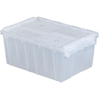 Contenants de distribution Flipak en plastique polypropyl&egrave;ne (PP), 21,8" x 15,2" x 9,3", Transparent Rock Safety Industrial Ltd