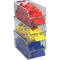 Bacs en fil m&eacute;tallique empilables et suspendables Rock Safety Industrial Ltd