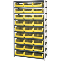 &eacute;l&eacute;ment de rayonnage avec bacs empilables, Acier, Bac Magnum, Capacit&eacute; 650 lb, 42" la x 76" h Rock Safety Industrial Ltd