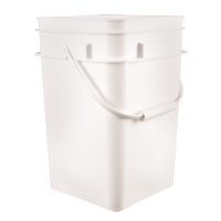 Seau carr&eacute;, Plastique, 4,25 gal. Rock Safety Industrial Ltd