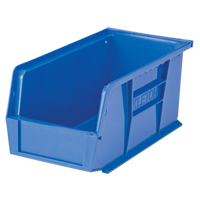 Bac empilable & &agrave; suspendre, 5-1/2" la, 5" h x 10-7/8" p, Bleu Rock Safety Industrial Ltd