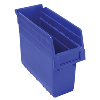Bacs pour &eacute;tag&egrave;re Store-Max, 4-3/8" la x 8" H x 11-5/8" p, Bleu, Capacit&eacute; 44 lb Rock Safety Industrial Ltd