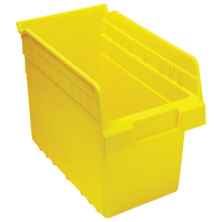 Bacs pour &eacute;tag&egrave;re Store-Max, 6-5/8" la x 8" H x 11-5/8" p, Jaune, Capacit&eacute; 44 lb Rock Safety Industrial Ltd