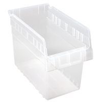 Bacs pour &eacute;tag&egrave;re Store-Max, 6-5/8" la x 8" H x 11-5/8" p, Transparent, Capacit&eacute; 44 lb Rock Safety Industrial Ltd