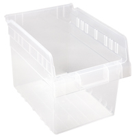 Bacs pour &eacute;tag&egrave;re Store-Max, 8-3/8" la x 8" H x 11-5/8" p, Transparent, Capacit&eacute; 44 lb Rock Safety Industrial Ltd