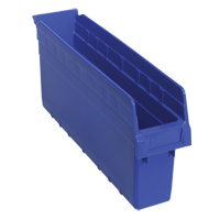 Bacs pour &eacute;tag&egrave;re Store-Max, 4-3/8" la x 8" H x 17-7/8" p, Bleu, Capacit&eacute; 56 lb Rock Safety Industrial Ltd