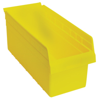 Bacs pour &eacute;tag&egrave;re Store-Max, 8-3/8" la x 8" H x 17-7/8" p, Jaune, Capacit&eacute; 56 lb Rock Safety Industrial Ltd