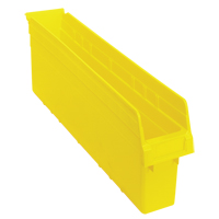 Bacs pour &eacute;tag&egrave;re Store-Max, 4-3/8" la x 8" H x 23-5/8" p, Jaune, Capacit&eacute; 68 lb Rock Safety Industrial Ltd