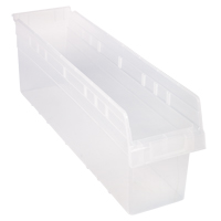 Bacs pour &eacute;tag&egrave;re Store-Max, 6-5/8" la x 8" H x 23-5/8" p, Transparent, Capacit&eacute; 68 lb Rock Safety Industrial Ltd