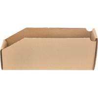Boîtes profondes en carton ondul&eacute;, 2-7/8" la x 11-1/4" p x 4-1/2" h, Beige Rock Safety Industrial Ltd