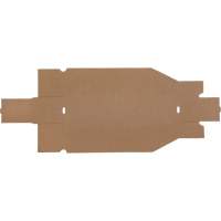 Boîtes profondes en carton ondul&eacute;, 3-3/4" la x 17-1/4" p x 4-1/2" h, Beige Rock Safety Industrial Ltd