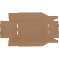 Boîtes profondes en carton ondul&eacute;, 9-3/4" la x 17-1/4" p x 4-1/2" h, Beige Rock Safety Industrial Ltd