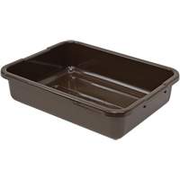 Bac d'entreposage tout usage &agrave; fond rainur&eacute;, 5" ha x 15" p x 21" lo, Plastique, Brun Rock Safety Industrial Ltd