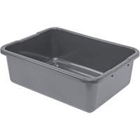 Bac d'entreposage tout usage &agrave; fond rainur&eacute;, 7" ha x 15" p x 21" lo, Plastique, Gris Rock Safety Industrial Ltd