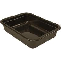 Bac d'entreposage tout usage &agrave; fond plat, 5" ha x 17" p x 22" lo, Plastique, Brun Rock Safety Industrial Ltd