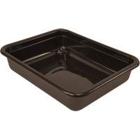 Bac d'entreposage tout usage &agrave; fond plat, 5" ha x 15" p x 20" lo, Plastique, Brun Rock Safety Industrial Ltd