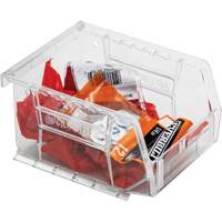 Bacs tr&egrave;s transparents Ultra, 4-1/8" la, 3" h x 5-3/8" p, Transparent Rock Safety Industrial Ltd