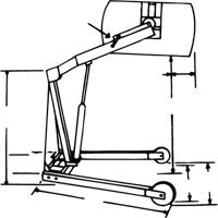 Manipulateurs de barils Hydra-Lift, Capacit&eacute; 55 gal. US (45 gal. imp.) Rock Safety Industrial Ltd
