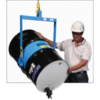 Leveurs de baril - Inclinaison manuelle, Baril de 55 gal. US (45 gal. imp.), Capacit&eacute; 800 lb/363 kg Rock Safety Industrial Ltd