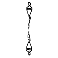 Assemblages l&eacute;gers de cables de masse et de mise &agrave; la terre - Deux pinces crocodiles Rock Safety Industrial Ltd