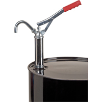 Pompe &agrave; baril de type levier, Acier, 11 oz/course, Pour barils de 30-55 gal. Rock Safety Industrial Ltd
