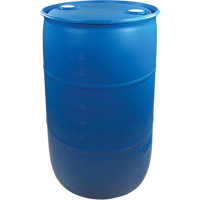 Polyethylene Drums, 55 US gal (45 imp. gal.), Closed Top, Blue Rock Safety Industrial Ltd