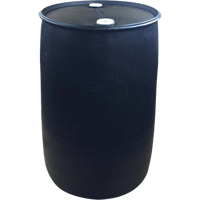 Polyethylene Drums, 55 US gal (45 imp. gal.), Closed Top, Black Rock Safety Industrial Ltd